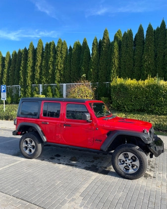 Jeep Wrangler cena 150000 przebieg: 87000, rok produkcji 2019 z Mogielnica małe 154